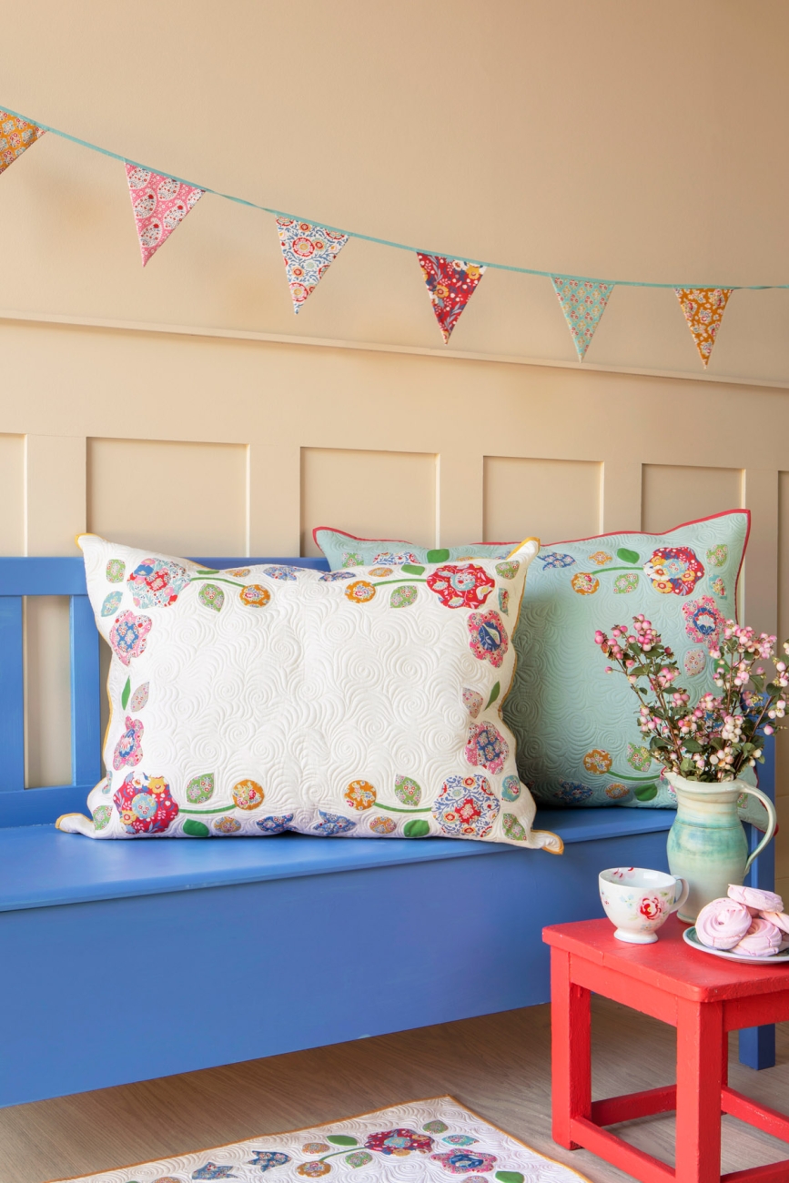 Tilda Patchwork Stoff Baumwolle - Jubilee - Circus Life Jubilee Red